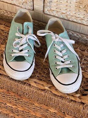 Converse Mint Low-Top Canvas Sneakers